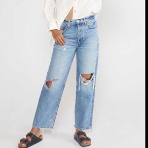 Etica Denim Tyler Vintage Straight Jeans Destroyed 27